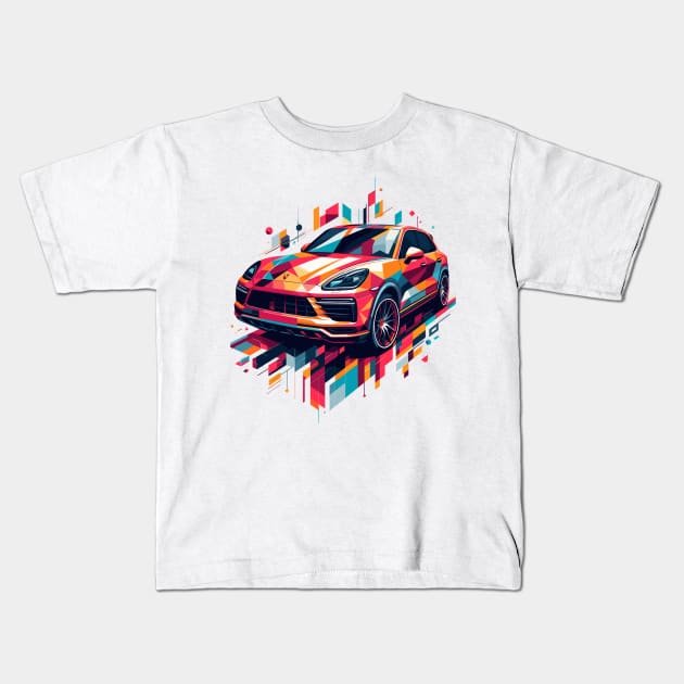 Porsche Cayenne Kids T-Shirt by Vehicles-Art